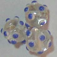 Vintage glass beads online catalog direct import wholesale transparent blue dotted fashion glass beads.. Many are handmade, and all are hard to find. Most bead lovers have a special vault in their hearts reserved just for vintage glass beads. When you look at these beads, then I think you'll understand why... !