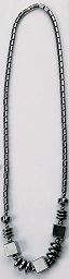 Fine healing jewelry online catalog offering hematite beaded necklace. High quality hematite is long been treated as a magical healing stone due to its magnetic effect. This hematite jewelry is perfect for both fashion and body healing. 