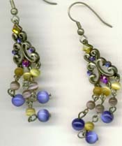 Ancient Egyptian fashion accesory online catalog wholesale beaded fashion fish hook earring. Sense the ancient Egyptian power in the fashioable way! We guarantee to offer you only the finest quality jewelry product in the competitive price!