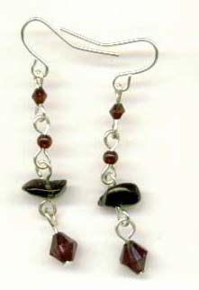 New mystical jewelry earring trend suppliers online distributing fish hook fashion earring with red and stone beaded dangle. Cool, neat, a breath taking beauty you can not resist! 